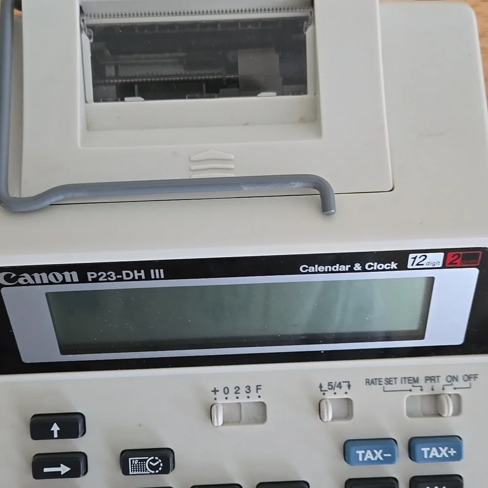 Canon P23-DH III Calculator - Black and White